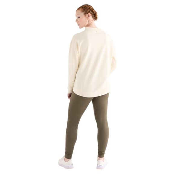 NOBULL Cream Crew Fleece Lined Sweatshirt Sz Large - Picture 10 of 12